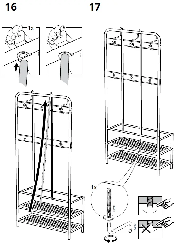 IKEA-203-297-89-PINNIG-Coat-Rack-with-Shoe-Storage-Bench-fig 17