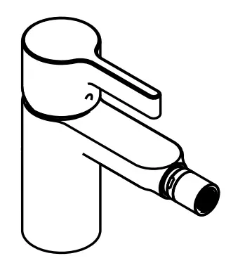 hansgrohe 31060000 Metris S Single Lever Basin Mixer