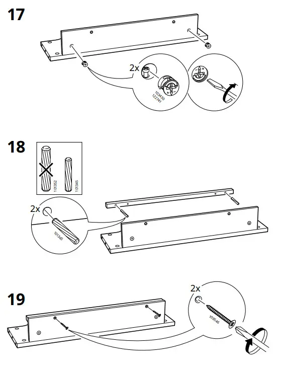 IKEA AA-505125-14-100 HEMNES Desk Dark Gray Stained - fig 16