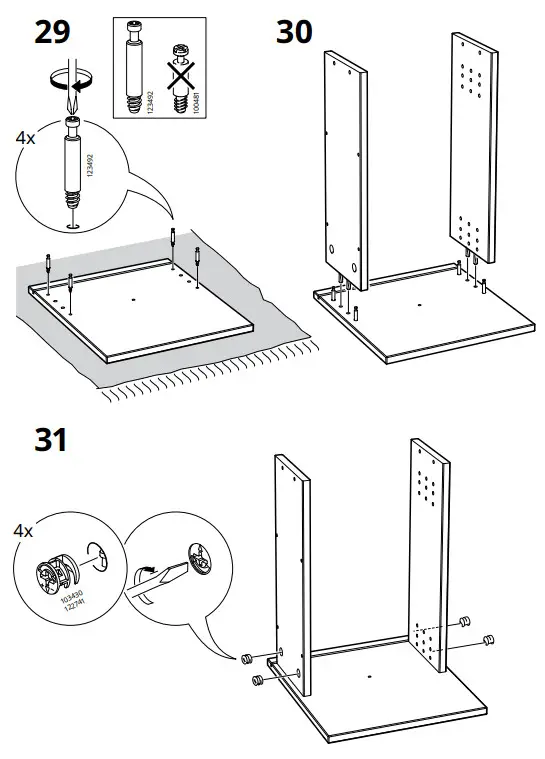IKEA AA-505125-14-100 HEMNES Desk Dark Gray Stained - fig 28