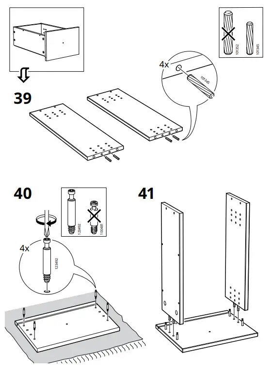 IKEA AA-505125-14-100 HEMNES Desk Dark Gray Stained - fig 33