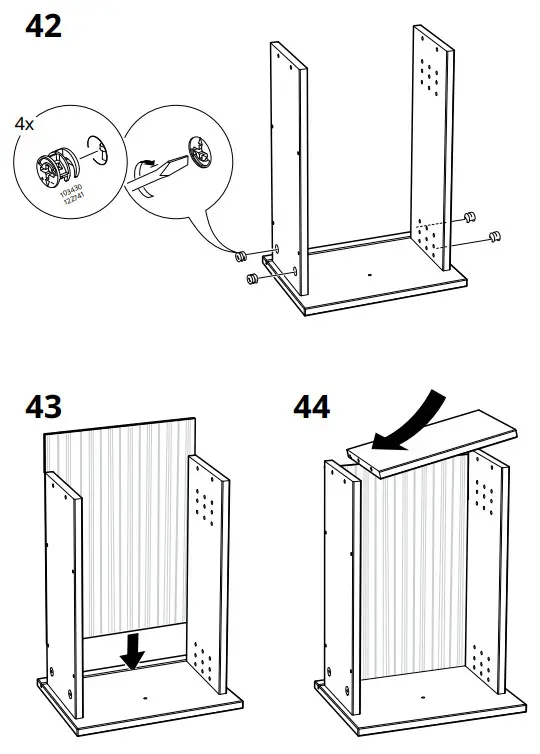 IKEA AA-505125-14-100 HEMNES Desk Dark Gray Stained - fig 34