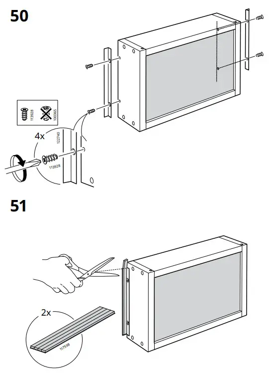 IKEA AA-505125-14-100 HEMNES Desk Dark Gray Stained - fig 40
