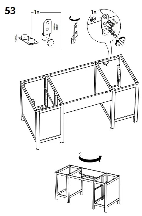 IKEA AA-505125-14-100 HEMNES Desk Dark Gray Stained - fig 42