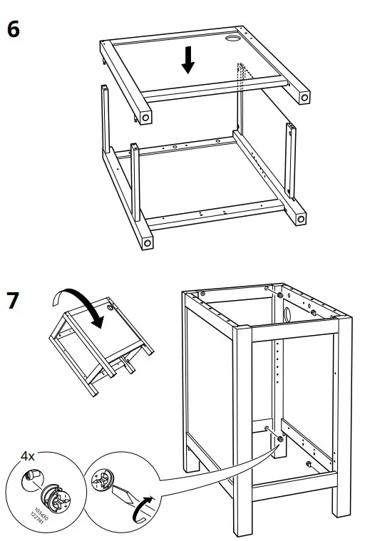 IKEA AA-505125-14-100 HEMNES Desk Dark Gray Stained - fig 8