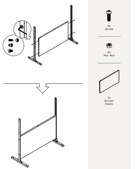 veradek-OUTDOOR-Privacy-Screen-Four-Panel-Screen-Set-FIG-5