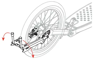 Swifty SCOOTERS SwiftyAIR Adult Dirt Scooter SwiftyAIR Black Anthracite - legs