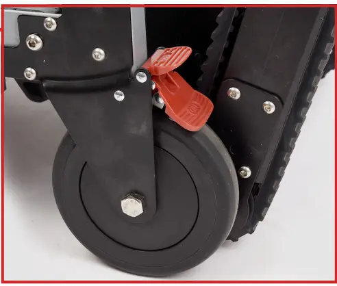 VOLTSTAIR Titan Motorized Dolly - Wheel Brakes