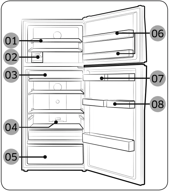 SAMSUNG TMF RT5000K Refrigerator A2