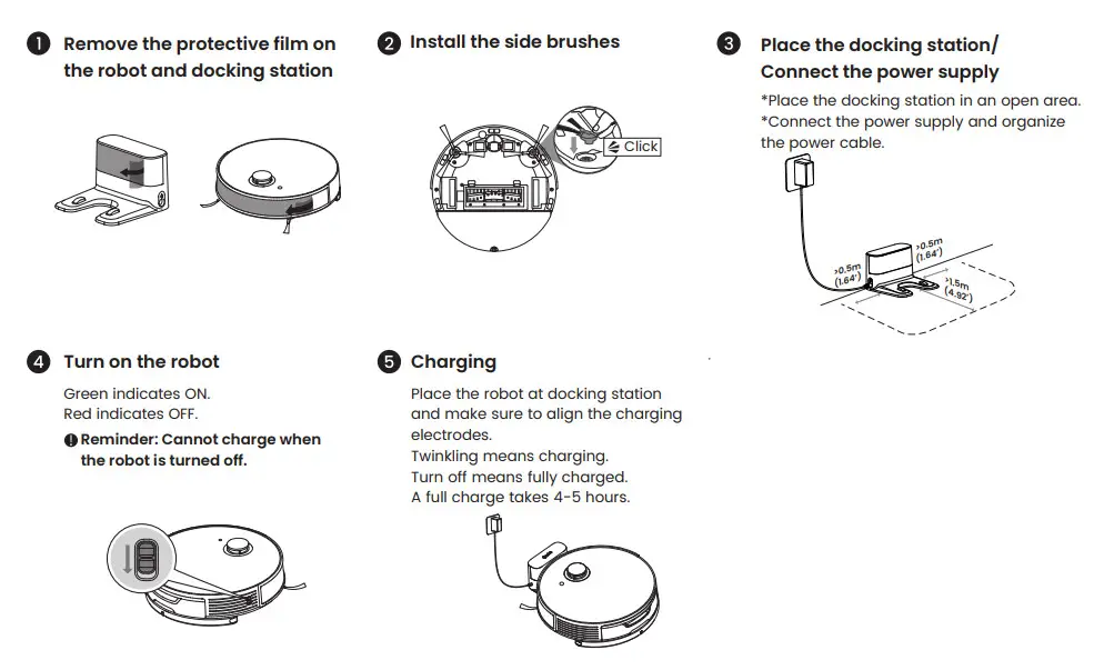 Lefant OPPO N3 Sweeping Robot Vacuum - Assemble