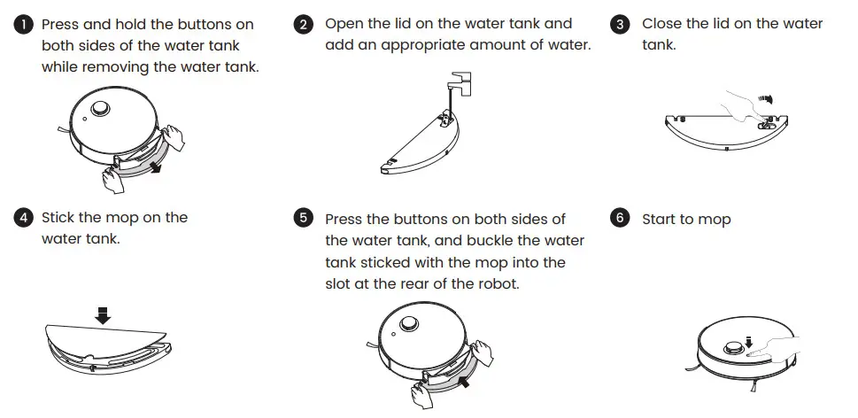 Lefant OPPO N3 Sweeping Robot Vacuum - Mopping