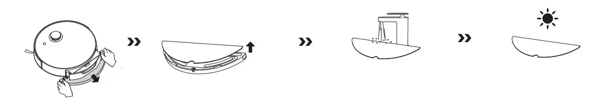 Lefant OPPO N3 Sweeping Robot Vacuum - dry