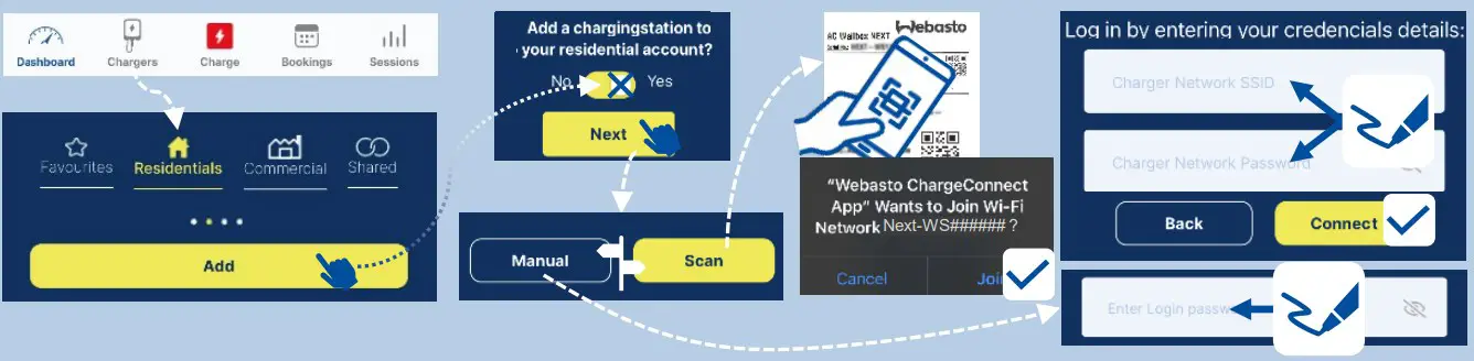 Voeg een nieuw Webasto laadstation toe aan uw account