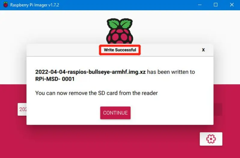 BIGTREETECH CB1 V2.2 - Start to Write OS 4