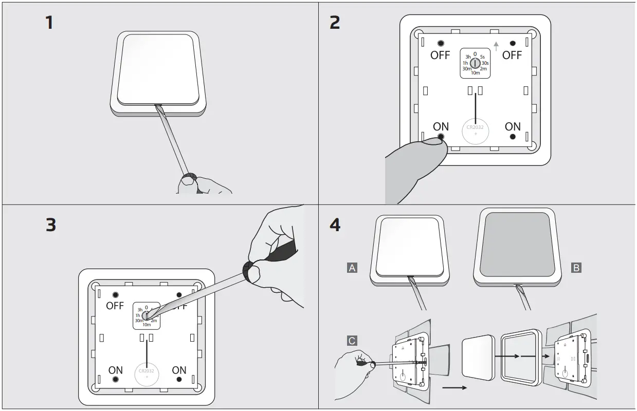 Trust AWST 8800 Wireless Wall Switch Transmitter - Figure 1