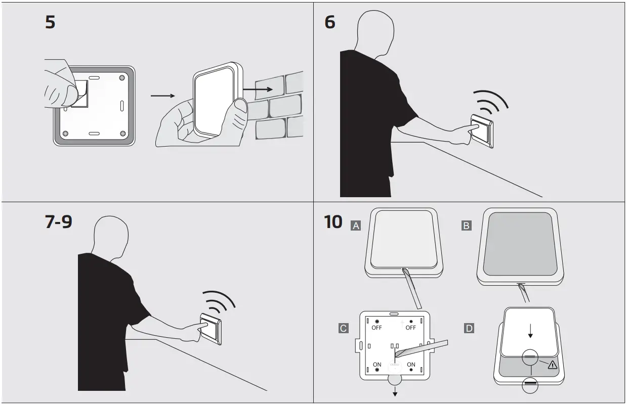 Trust AWST 8800 Wireless Wall Switch Transmitter - Figure 2
