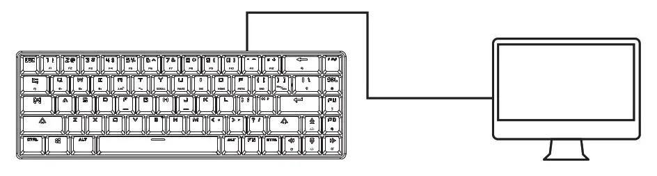 GARUDA GEAR GG68B Triple Mode Hot Swappable RGB Mechanical Keyboard - FIG 9