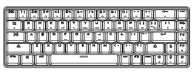 GARUDA GEAR GG68B Triple Mode Hot Swappable RGB Mechanical Keyboard