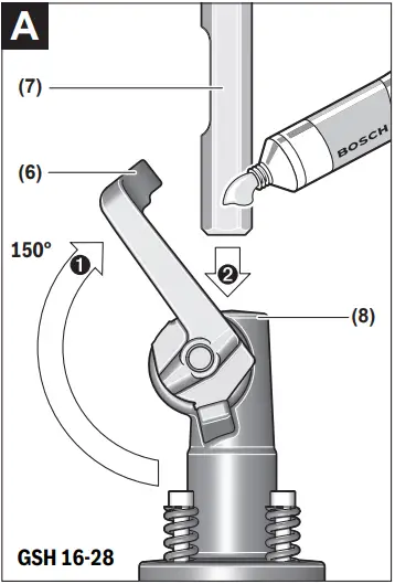 BOSCH 16-28 GSH Professional Breaker Tikweld Welding 1A