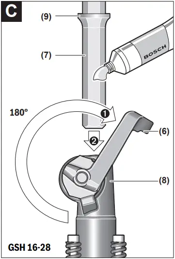 BOSCH 16-28 GSH Professional Breaker Tikweld Welding 1C