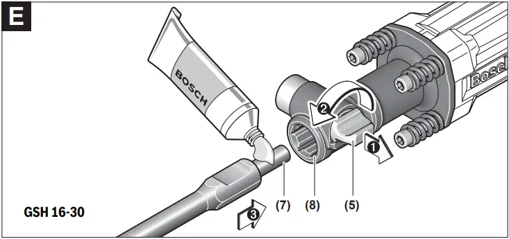 BOSCH 16-28 GSH Professional Breaker Tikweld Welding 1E
