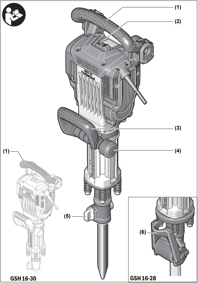 BOSCH 16-28 GSH Professional Breaker Tikweld Welding B1