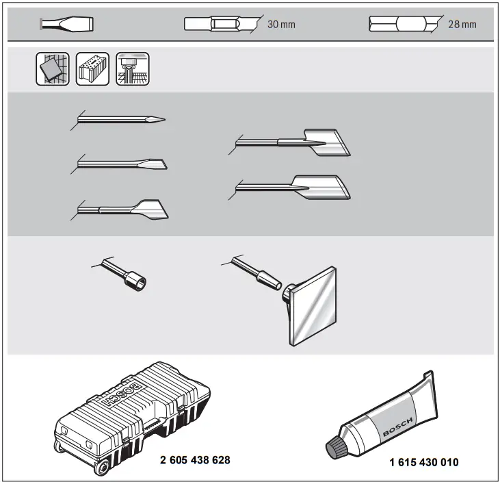 BOSCH 16-28 GSH Professional Breaker Tikweld Welding C2
