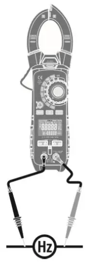 PCE Instruments PCE HVAC 6 Clamp Meter - input