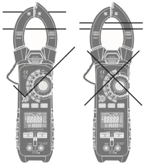 PCE Instruments PCE HVAC 6 Clamp Meter - measurement