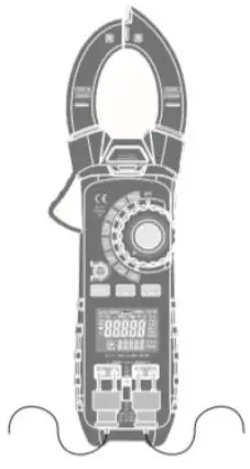 PCE Instruments PCE HVAC 6 Clamp Meter - temperature