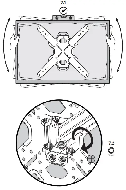 kanto PS400SG Outdoor TV Mount - Brackets 10