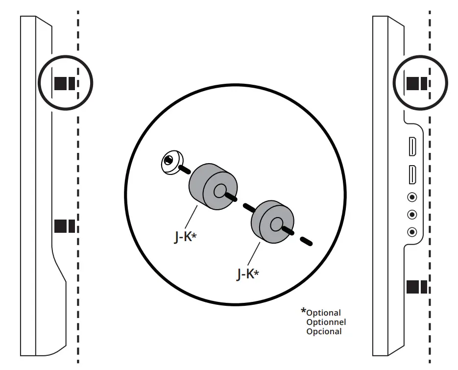 kanto PS400SG Outdoor TV Mount - Irregular TVs