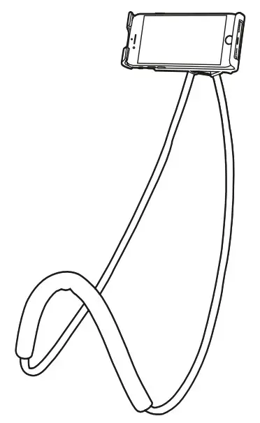 intempo EE4090BLKSTKEUV2 Hands-Free Neck Mount 1