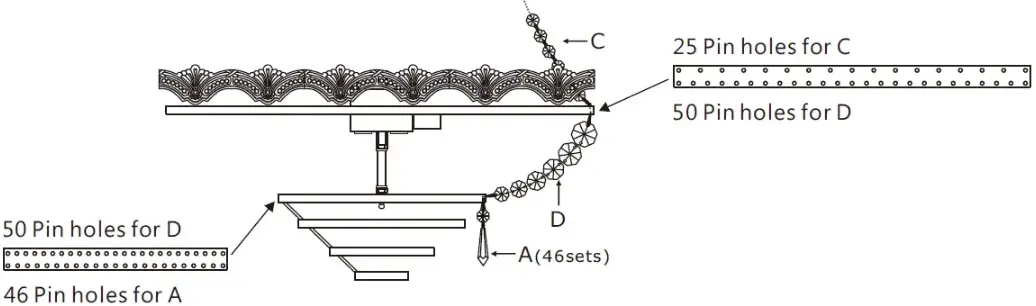 CRYSTORAMA 1487-HB-CL-MWP Eight Light Chandelier 04
