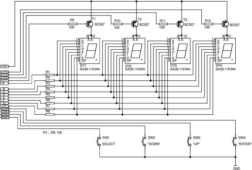 WHADDA K8035 - Schematic diagram 1