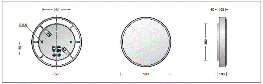 BEGA-12-165-2-Ceiling-and-Wall-Luminaire-for-Indoor-Use-fig-1