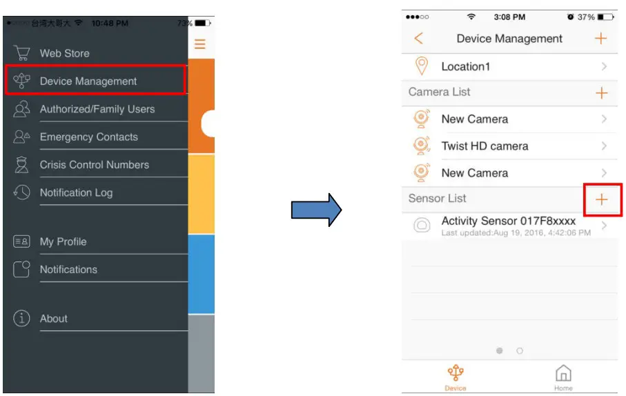 Adding the Sensor to the System