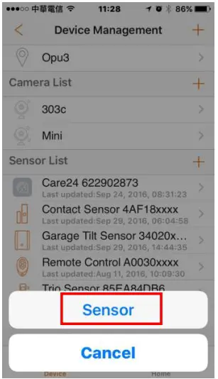 Adding the Sensor to the System