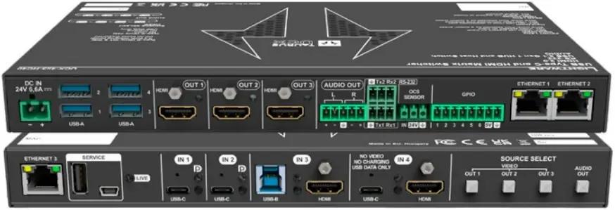 LIGHTWARE UCX-4x3-HC40 Universal Matrix A1