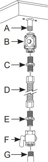 GE JGP3036DLBB - CONNECTOR HOOKUP 1
