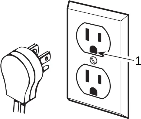 GE JGP3036DLBB - Plug