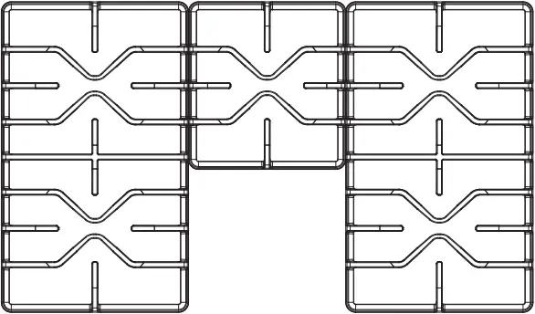 GE JGP3036DLBB - SURFACE BURNERS 3