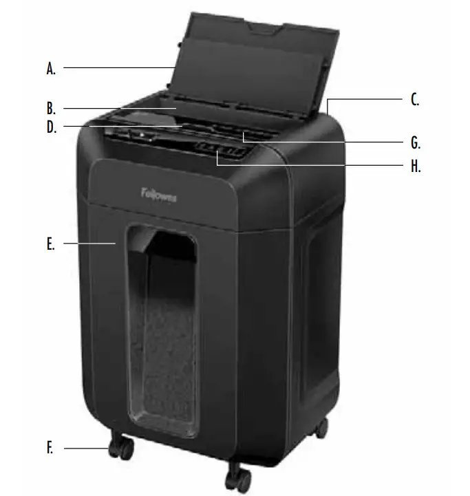FELLOWES AutoMax 80M Auto Feed Paper Shredder - Parts