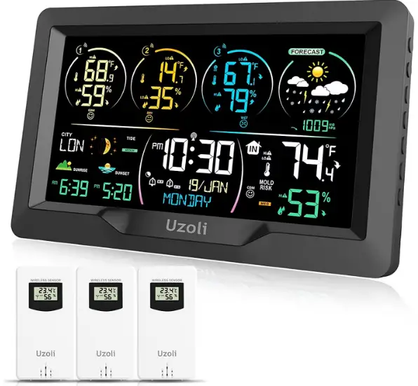 UZOLI-EM3390-Weather-Station-PRO