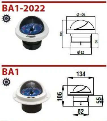 RIVIERA BA1 2022 Magnetic Compass - FIGURE 1