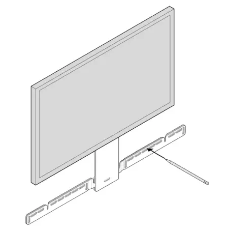 SONOS Arc Sound Bar Black - wall 2