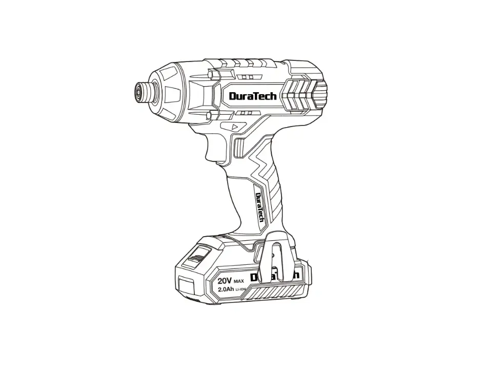 Duratech Td2802 20v Cordless Impact Driver Instruction Manual