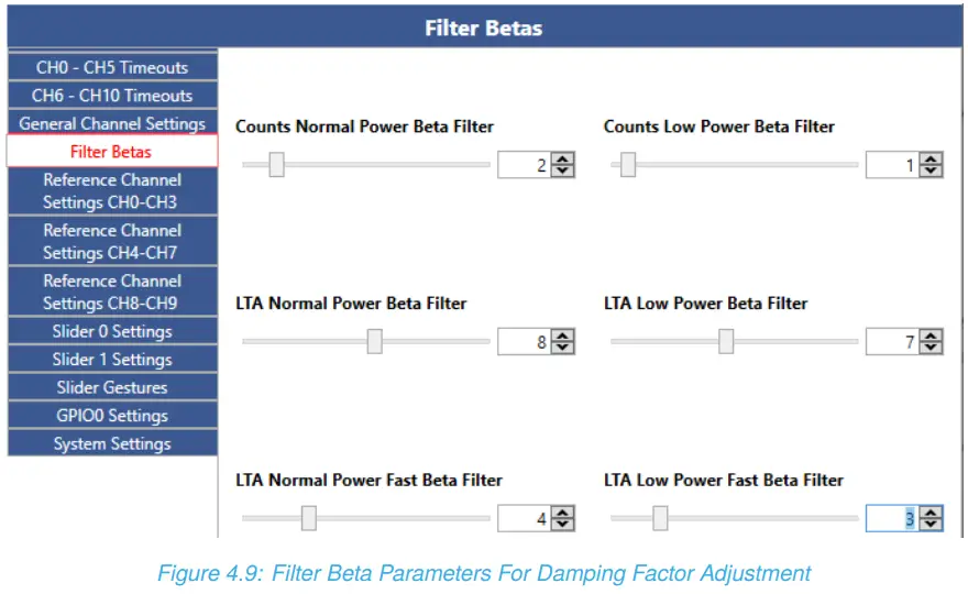 Step 4: Adjusting Filter Beta Parameters