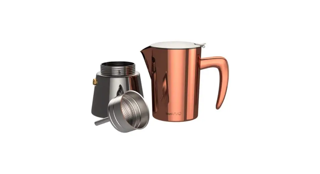 Intenca Bns-hok-intecapot-cp6c-us 1-cup Copper All Range Stovetop Espresso Machine User Manual
