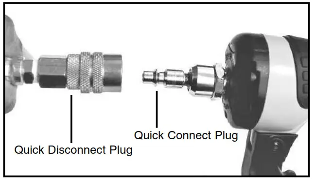 BOSTITCH FN1664 Pneumatic Stapler - Quick Disconnect Plug